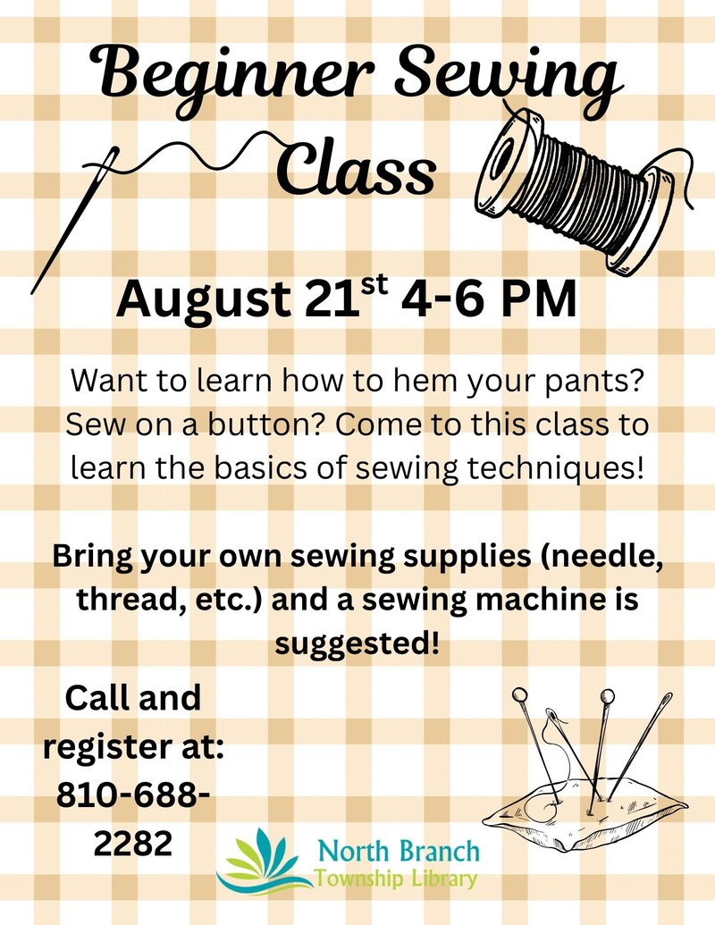Beginner Sewing Class