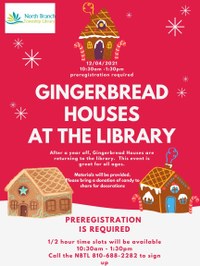 Gingerbread Houses at the library