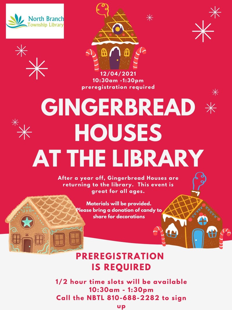 Gingerbread Houses at the library