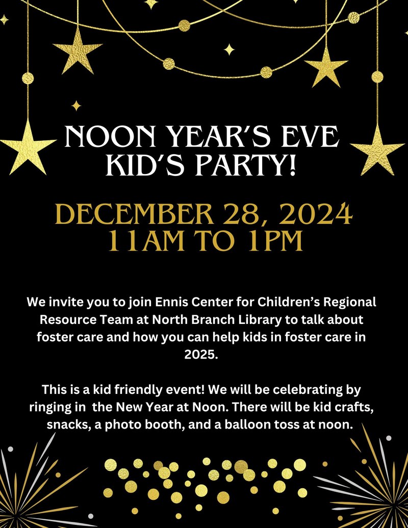 Noon Year's Eve Kid's Party!
