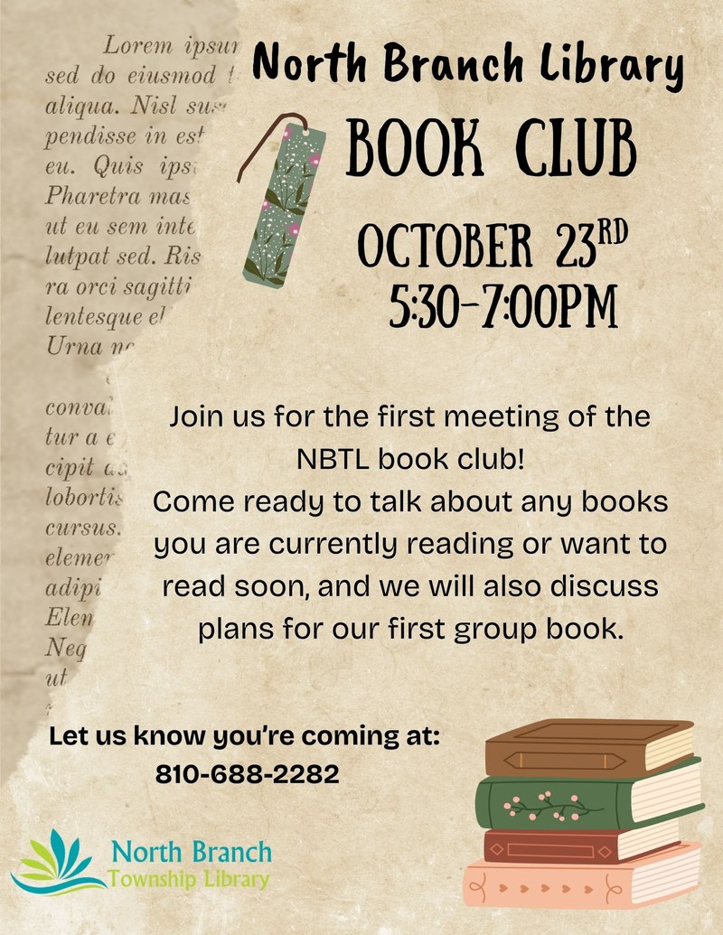 North Branch Library Book Club Meeting