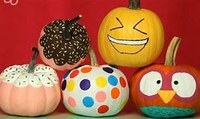 Pumpkin Decorating at the library