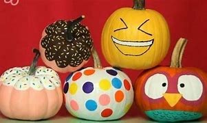 Pumpkin Decorating at the library