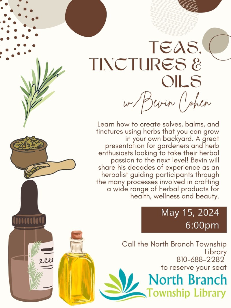 Teas, Tinctures and Oils