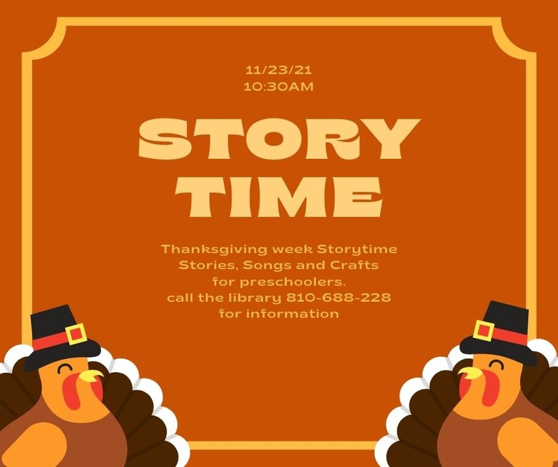 Thanksgiving Storytime