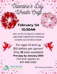 Valentine's Wreath Craft
